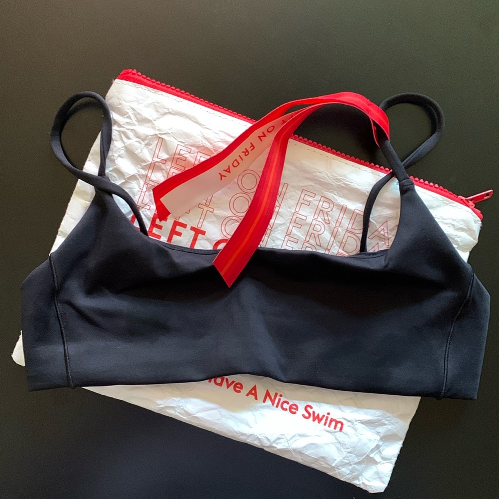 Left on Friday  Pool Days Top Jet (Black) M NWT+ bag
